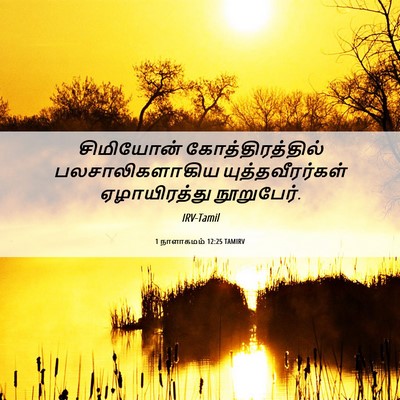 Picture 06 - 1 நாளாகமம் 12:25 TAMIRV - சிமியோன் - Bible Verse Picture