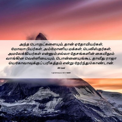 Picture 06 - 1 நாளாகமம் 18:11 TAMIRV - அந்த - Bible Verse Picture