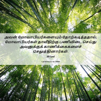 Picture 06 - 1 நாளாகமம் 18:2 TAMIRV - அவன் - Bible Verse Picture