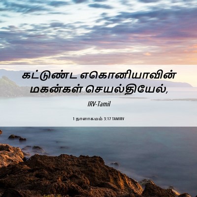 Picture 06 - 1 நாளாகமம் 3:17 TAMIRV - கட்டுண்ட - Bible Verse Picture