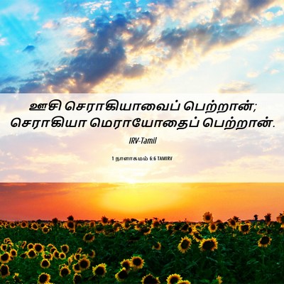 Picture 06 - 1 நாளாகமம் 6:6 TAMIRV - ஊசி செராகியாவைப் - Bible Verse Picture