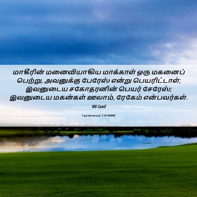 Picture 06 - 1 நாளாகமம் 7:16 TAMIRV - மாகீரின் - Bible Verse Picture
