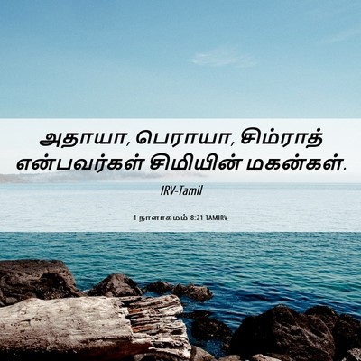 Picture 06 - 1 நாளாகமம் 8:21 TAMIRV - அதாயா, பெராயா, - Bible Verse Picture