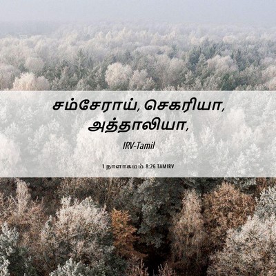 Picture 06 - 1 நாளாகமம் 8:26 TAMIRV - சம்சேராய், - Bible Verse Picture
