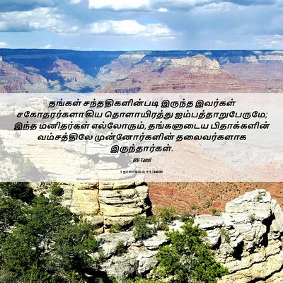Picture 06 - 1 நாளாகமம் 9:9 TAMIRV - தங்கள் - Bible Verse Picture