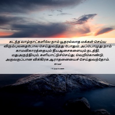 Picture 06 - 1 பேதுரு 4:3 TAMIRV - கடந்த - Bible Verse Picture
