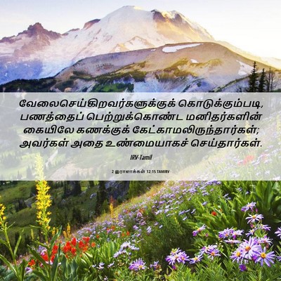 Picture 06 - 2 இராஜாக்கள் 12:15 TAMIRV -  - Bible Verse Picture