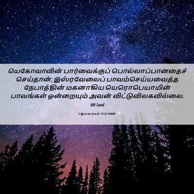 Picture 06 - 2 இராஜாக்கள் 14:24 TAMIRV - யெகோவாவின் - Bible Verse Picture