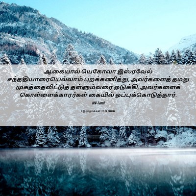 Picture 06 - 2 இராஜாக்கள் 17:20 TAMIRV - ஆகையால் யெகோவா - Bible Verse Picture