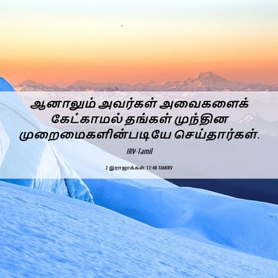 Picture 06 - 2 இராஜாக்கள் 17:40 TAMIRV - ஆனாலும் அவர்கள் - Bible Verse Picture