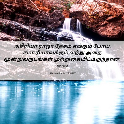 Picture 06 - 2 இராஜாக்கள் 17:5 TAMIRV - அசீரியா ராஜா - Bible Verse Picture