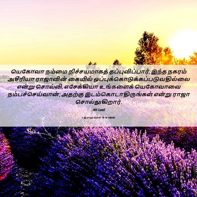 Picture 06 - 2 இராஜாக்கள் 18:30 TAMIRV - யெகோவா நம்மை - Bible Verse Picture