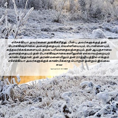 Picture 06 - 2 இராஜாக்கள் 20:13 TAMIRV - எசேக்கியா அவர்களை - Bible Verse Picture