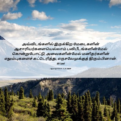 Picture 06 - 2 இராஜாக்கள் 23:20 TAMIRV - அவ்விடங்களில் - Bible Verse Picture