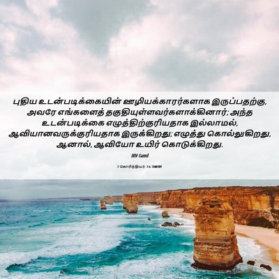 Picture 06 - 2 கொரிந்தியர் 3:6 TAMIRV - புதிய - Bible Verse Picture