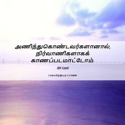 Picture 06 - 2 கொரிந்தியர் 5:3 TAMIRV -  - Bible Verse Picture