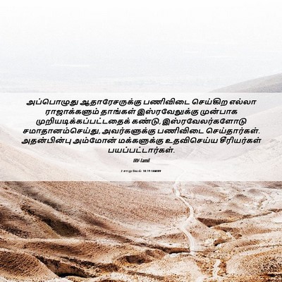 Picture 06 - 2 சாமுவேல் 10:19 TAMIRV - அப்பொழுது - Bible Verse Picture