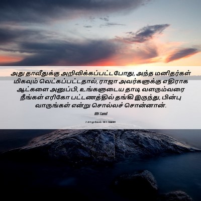 Picture 06 - 2 சாமுவேல் 10:5 TAMIRV - அது தாவீதுக்கு - Bible Verse Picture