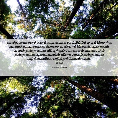 Picture 06 - 2 சாமுவேல் 11:13 TAMIRV - தாவீது அவனைத் - Bible Verse Picture