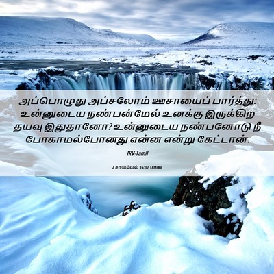 Picture 06 - 2 சாமுவேல் 16:17 TAMIRV - அப்பொழுது - Bible Verse Picture