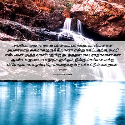 Picture 06 - 2 சாமுவேல் 18:32 TAMIRV - அப்பொழுது ராஜா - Bible Verse Picture