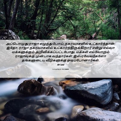 Picture 06 - 2 சாமுவேல் 19:8 TAMIRV - அப்பொழுது ராஜா - Bible Verse Picture