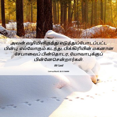 Picture 06 - 2 சாமுவேல் 20:13 TAMIRV - அவன் - Bible Verse Picture