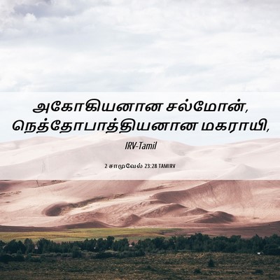 Picture 06 - 2 சாமுவேல் 23:28 TAMIRV - அகோகியனான - Bible Verse Picture