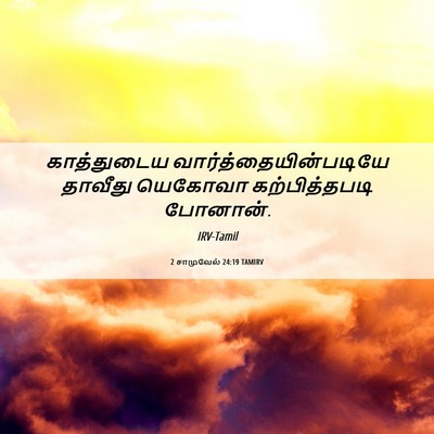 Picture 06 - 2 சாமுவேல் 24:19 TAMIRV - காத்துடைய - Bible Verse Picture