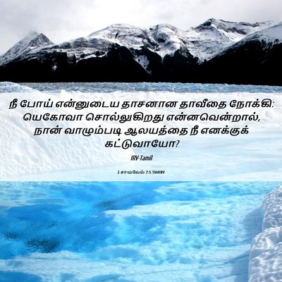 Picture 06 - 2 சாமுவேல் 7:5 TAMIRV - நீ போய் என்னுடைய - Bible Verse Picture