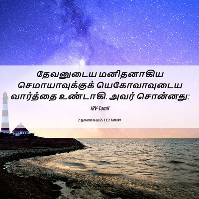 Picture 06 - 2 நாளாகமம் 11:2 TAMIRV - தேவனுடைய - Bible Verse Picture