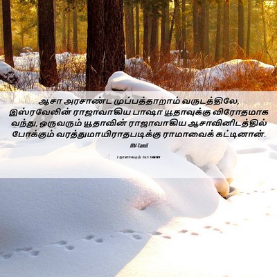 Picture 06 - 2 நாளாகமம் 16:1 TAMIRV - ஆசா அரசாண்ட - Bible Verse Picture