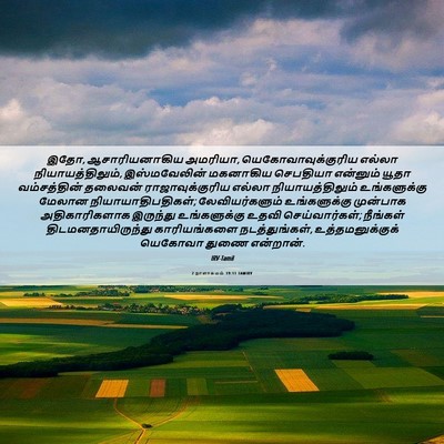 Picture 06 - 2 நாளாகமம் 19:11 TAMIRV - இதோ, ஆசாரியனாகிய - Bible Verse Picture
