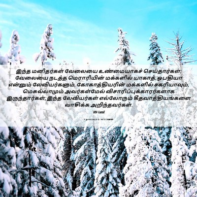 Picture 06 - 2 நாளாகமம் 34:12 TAMIRV - இந்த மனிதர்கள் - Bible Verse Picture