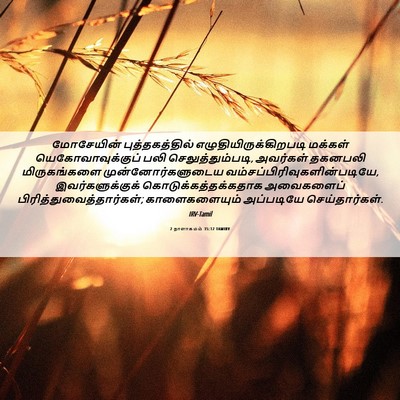 Picture 06 - 2 நாளாகமம் 35:12 TAMIRV - மோசேயின் - Bible Verse Picture