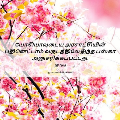 Picture 06 - 2 நாளாகமம் 35:19 TAMIRV - யோசியாவுடைய - Bible Verse Picture
