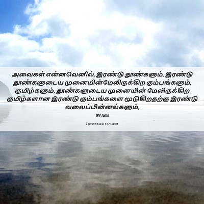 Picture 06 - 2 நாளாகமம் 4:12 TAMIRV - அவைகள் - Bible Verse Picture