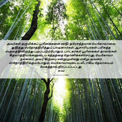 Picture 06 - 2 நாளாகமம் 5:13 TAMIRV - அவர்கள் - Bible Verse Picture