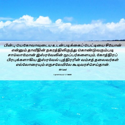 Picture 06 - 2 நாளாகமம் 5:2 TAMIRV - பின்பு - Bible Verse Picture