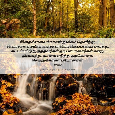 Picture 06 - அப்போஸ்தலருடைய நடபடிகள் 16:27 TAMIRV -  - Bible Verse Picture