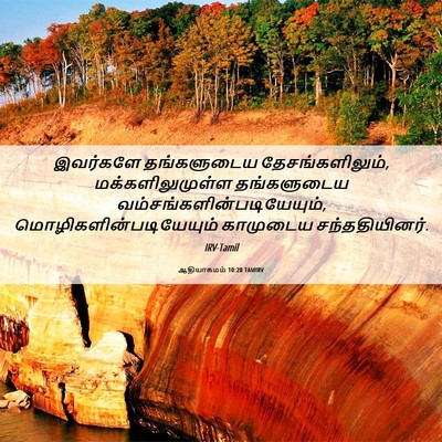 Picture 06 - ஆதியாகமம் 10:20 TAMIRV - இவர்களே தங்களுடைய - Bible Verse Picture