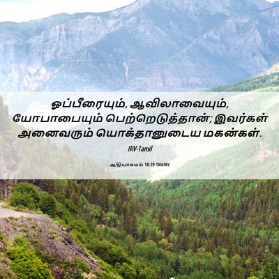 Picture 06 - ஆதியாகமம் 10:29 TAMIRV - ஓப்பீரையும், - Bible Verse Picture