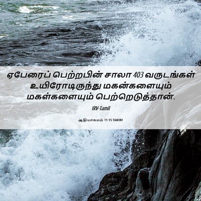 Picture 06 - ஆதியாகமம் 11:15 TAMIRV - ஏபேரைப் பெற்றபின் - Bible Verse Picture