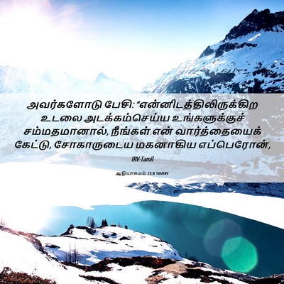 Picture 06 - ஆதியாகமம் 23:8 TAMIRV - அவர்களோடு பேசி: - Bible Verse Picture