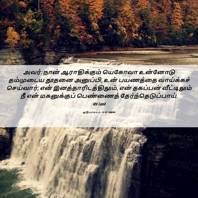 Picture 06 - ஆதியாகமம் 24:40 TAMIRV - அவர்: நான் - Bible Verse Picture