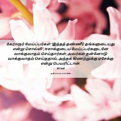 Picture 06 - ஆதியாகமம் 26:20 TAMIRV - கேராரூர் - Bible Verse Picture