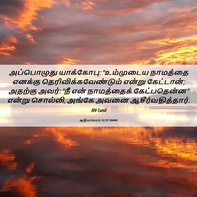 Picture 06 - ஆதியாகமம் 32:29 TAMIRV - அப்பொழுது - Bible Verse Picture