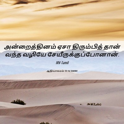 Picture 06 - ஆதியாகமம் 33:16 TAMIRV - அன்றைத்தினம் ஏசா - Bible Verse Picture