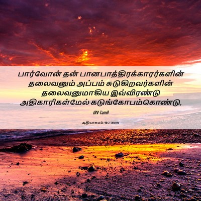 Picture 06 - ஆதியாகமம் 40:2 TAMIRV - பார்வோன் தன் - Bible Verse Picture