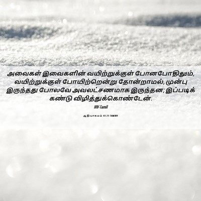 Picture 06 - ஆதியாகமம் 41:21 TAMIRV - அவைகள் இவைகளின் - Bible Verse Picture